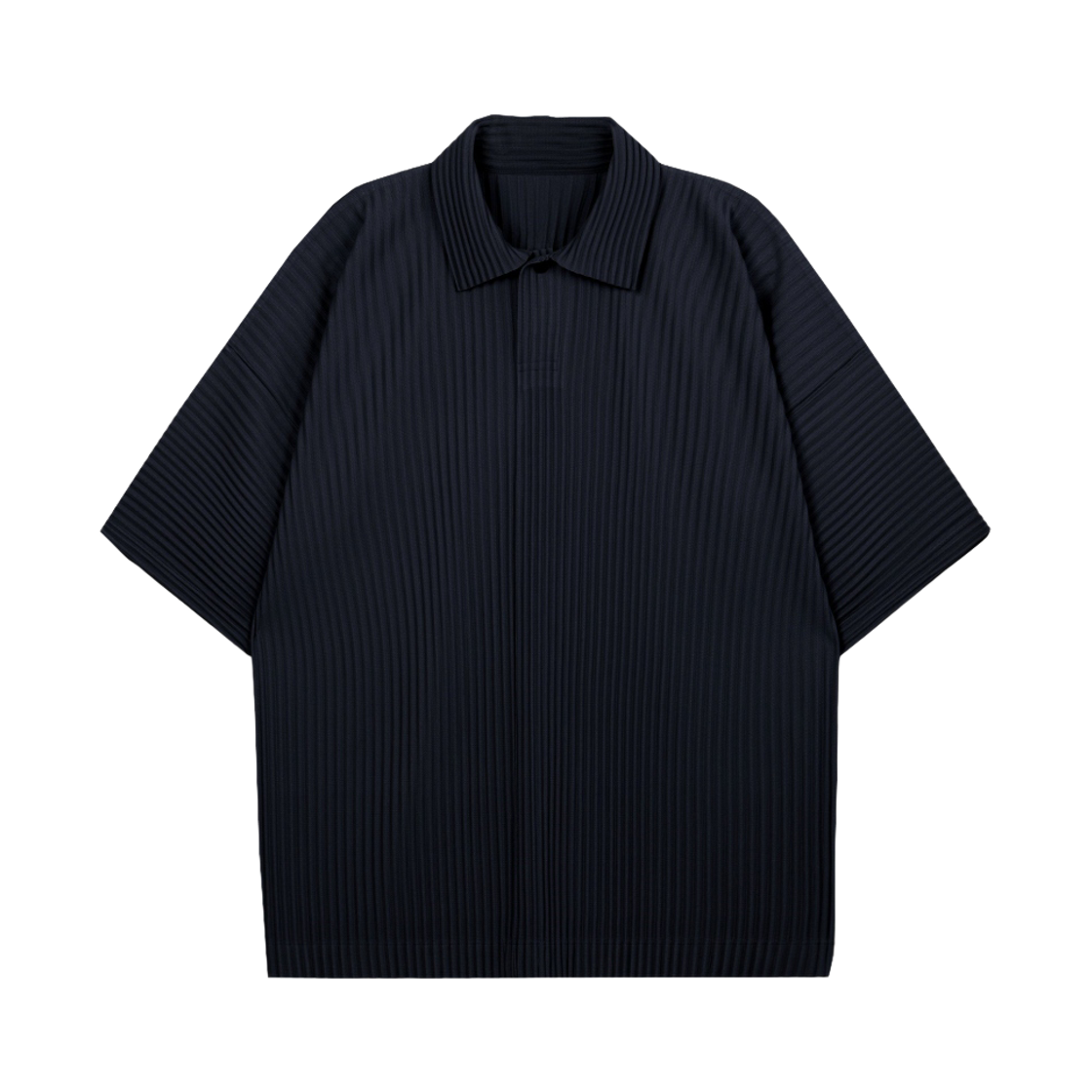 티엔지티 요요기 플리츠 폴로 네이비(TNGT Yoyogi Pleats Polo Navy)
