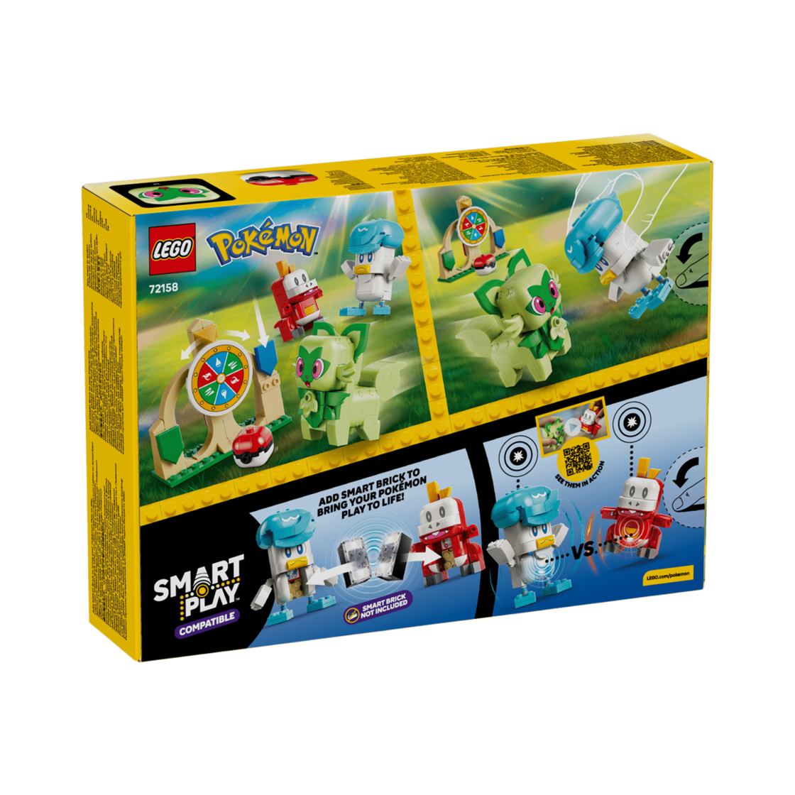 레고 포켓몬 스마트 플레이: 나오하, 뜨아거, 꾸왁스의 배틀(Lego Pokemon SMART Play: Sprigatito, Fuecoco and Quaxly Battle) - 2