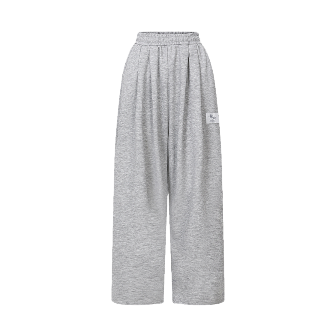 C-P000000Y Coiris Frain Pintuck Wide Banding Pants Gray
