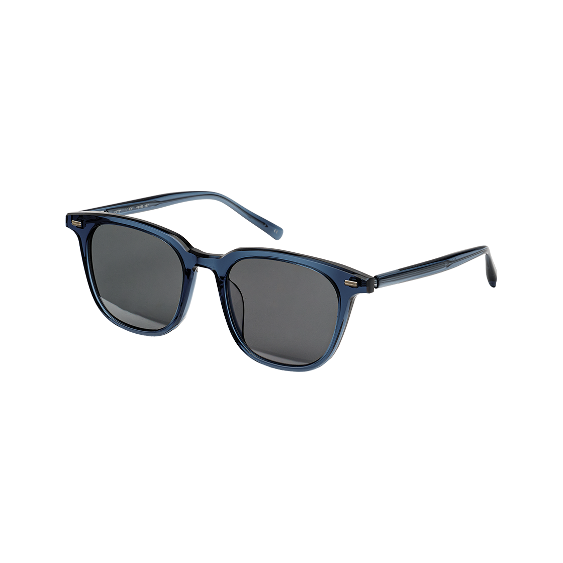 테츠오아이웨어 시티 선글라스 C4 네이비 & 블랙 렌즈(TETSUO EYEWEAR City C4 Navy & Black Lens) - 2
