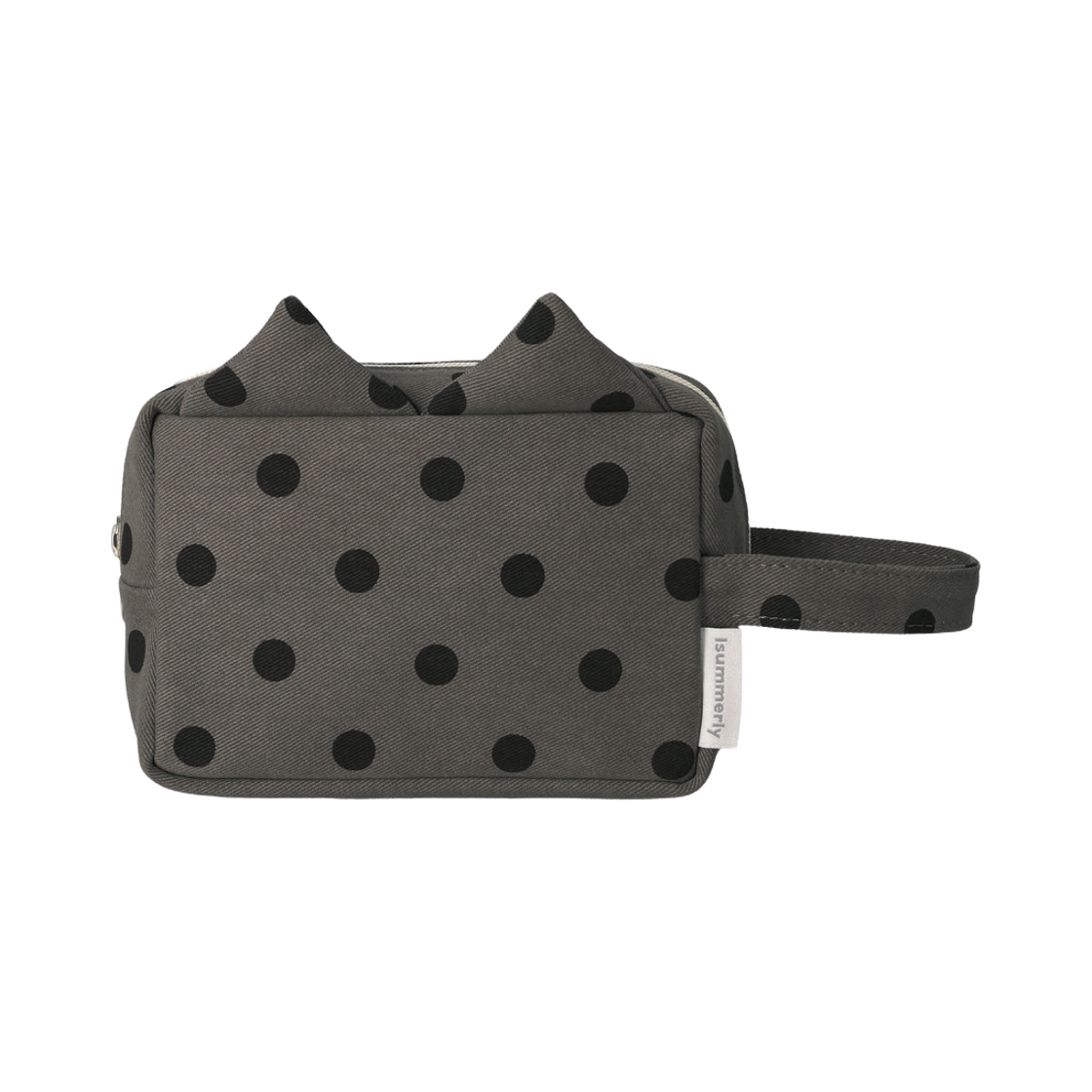 아이썸머리 베이비 냥 파우치 미디움 사이즈 - 그레이 도트(Isummerly Baby Nyang Pouch M size - gray dot)