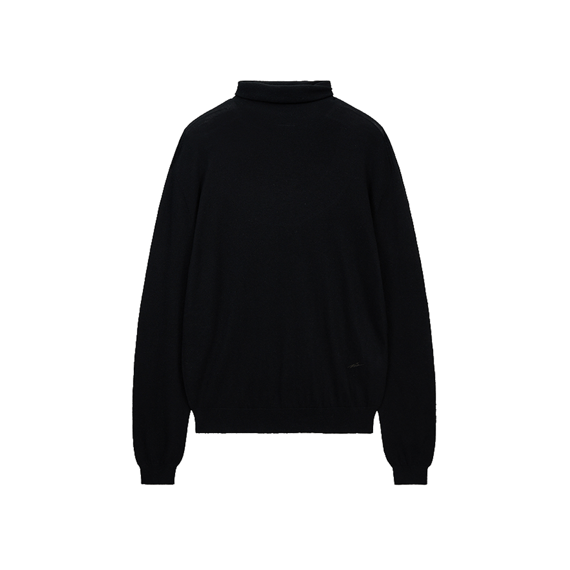 지오송지오 실크블렌드 홀가먼트 터틀넥 블랙 ZI2KT201BK(ZIOSONGZIO Silk Blend Wholegarment Turtleneck Black)