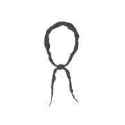 SUNDAY CEREMONY Natural Dyed Neckerchief - Ash Charcoal