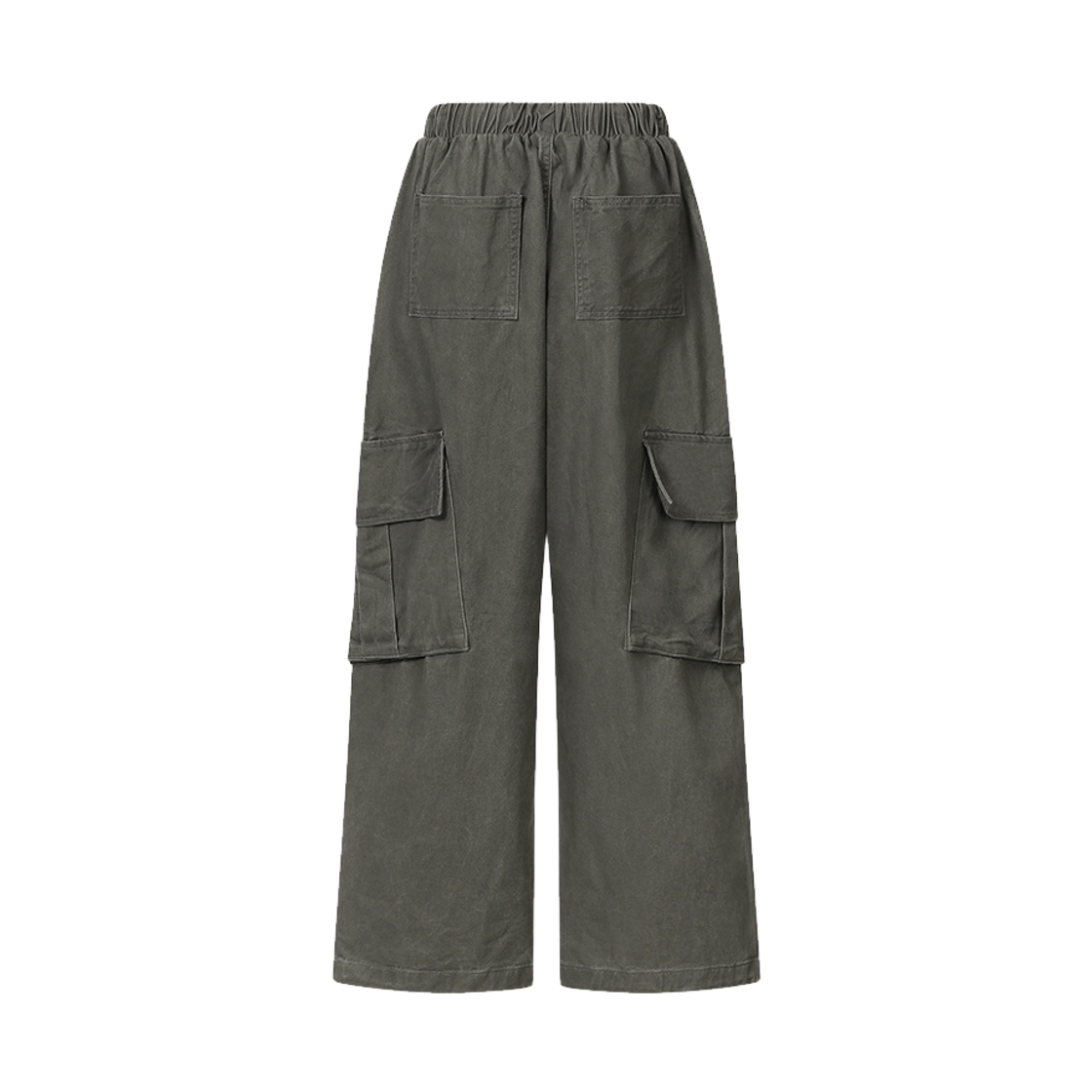 코이리스 에릭 피그먼트 카고 코튼 밴딩 팬츠 딥 카키(Coiris Eric Pigment Cargo Cotton Banding Pants Deep khaki) - 2
