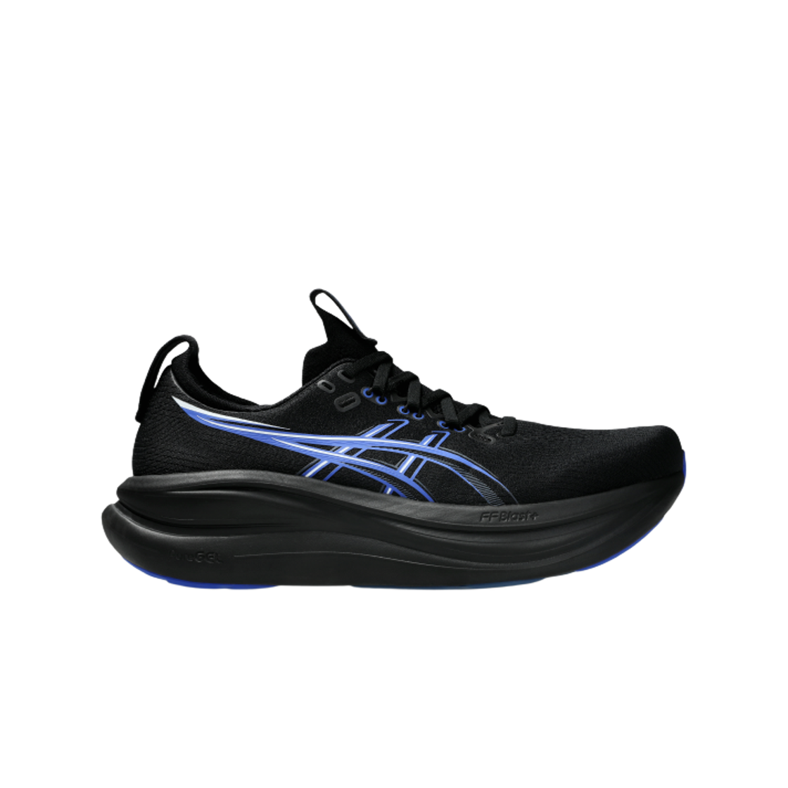 1011C127-004 Asics Gel-Nimbus 28 Black Neon Blue