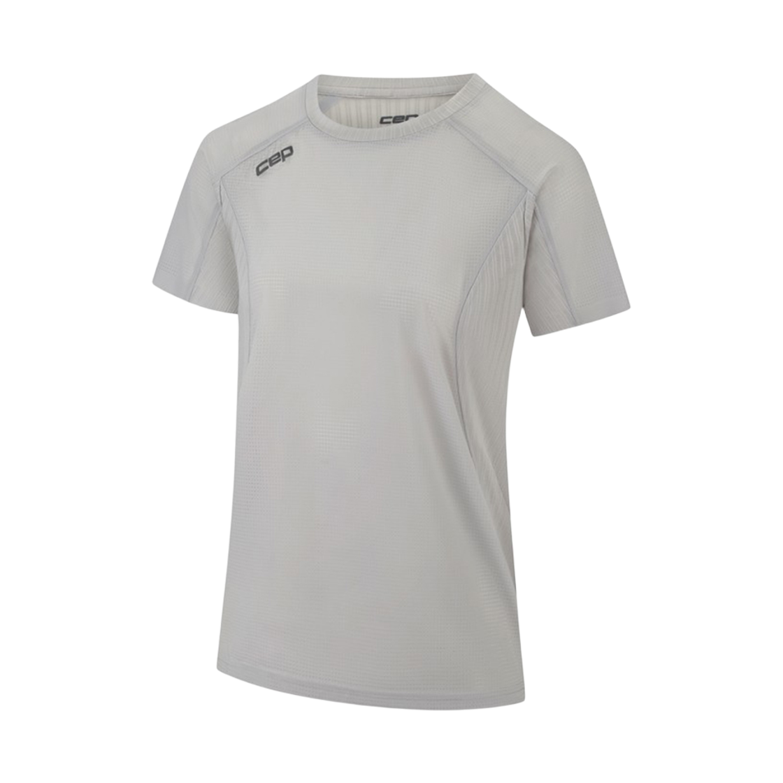 CEP 프로 런 울트라라이트 테크 셔츠 숏 슬리브 라이트 그레이 여성용(CEP Pro Run Ultralight Tech Shirt Short Sleeve Light Grey Women's)