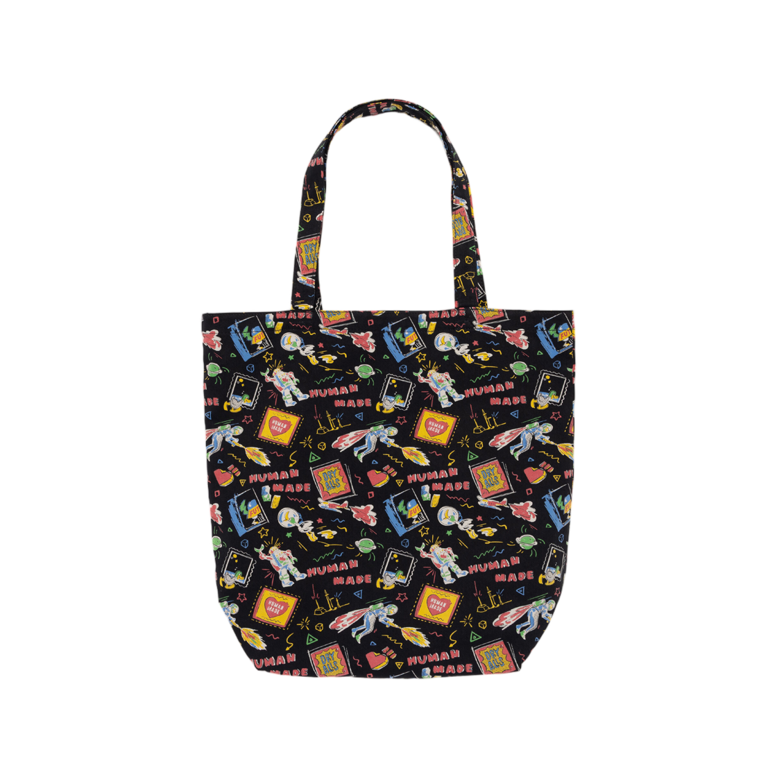 HM31GD043 Human Made Book Tote Black