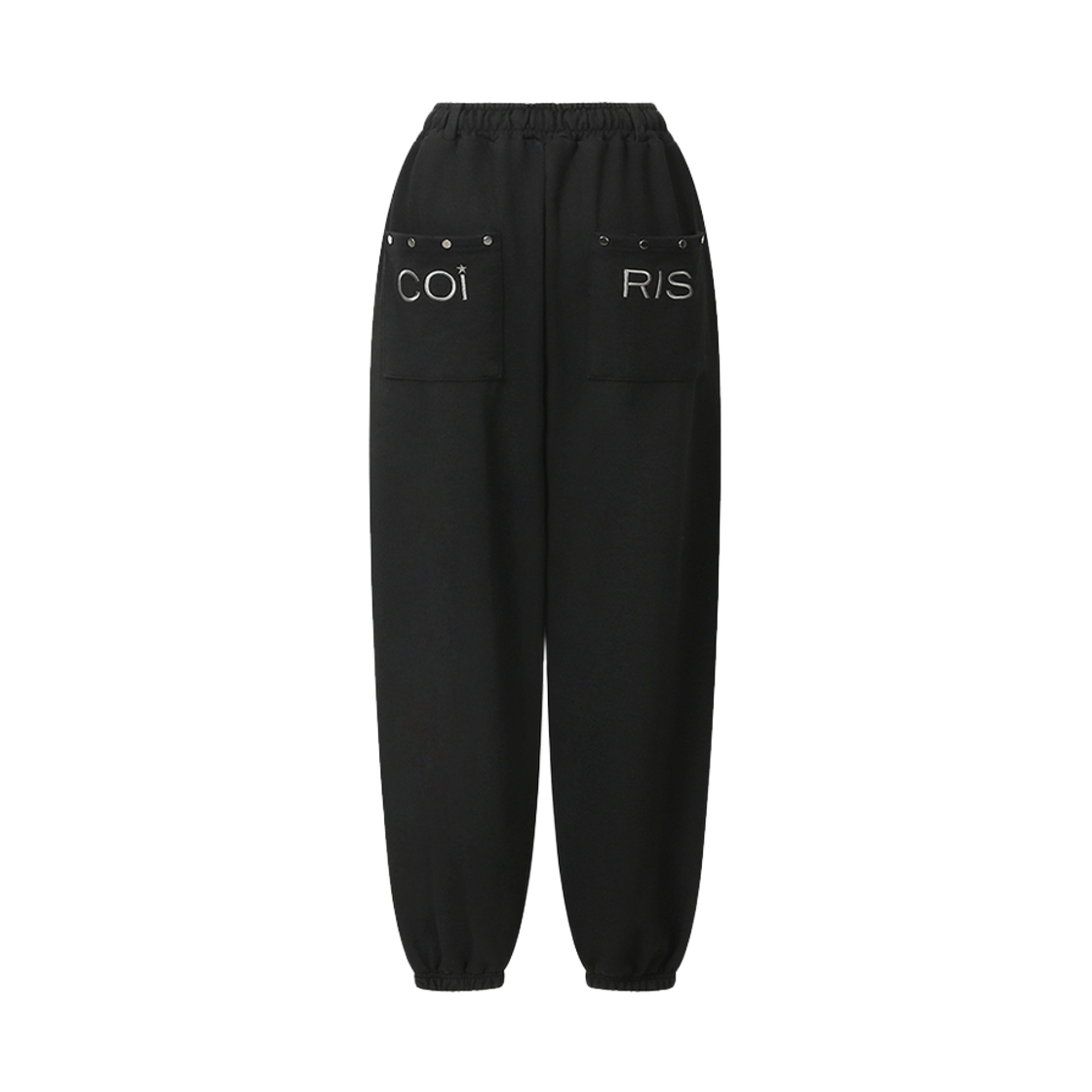 코이리스 셀릭 리벳 포인트 스웻 조거 팬츠 블랙(Coiris Selic Rivet Point Sweat Jogger Pants Black) - 2