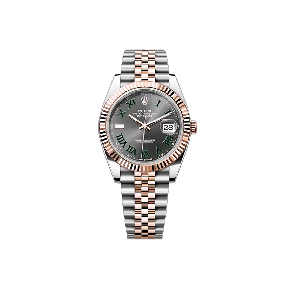 롤렉스 데이저스트 41-126331 슬레이트 로마 + 바 쥬빌리 NO.8034(Rolex Datejust 126331 Slate Roman + Bar Jubilee No. 8034)