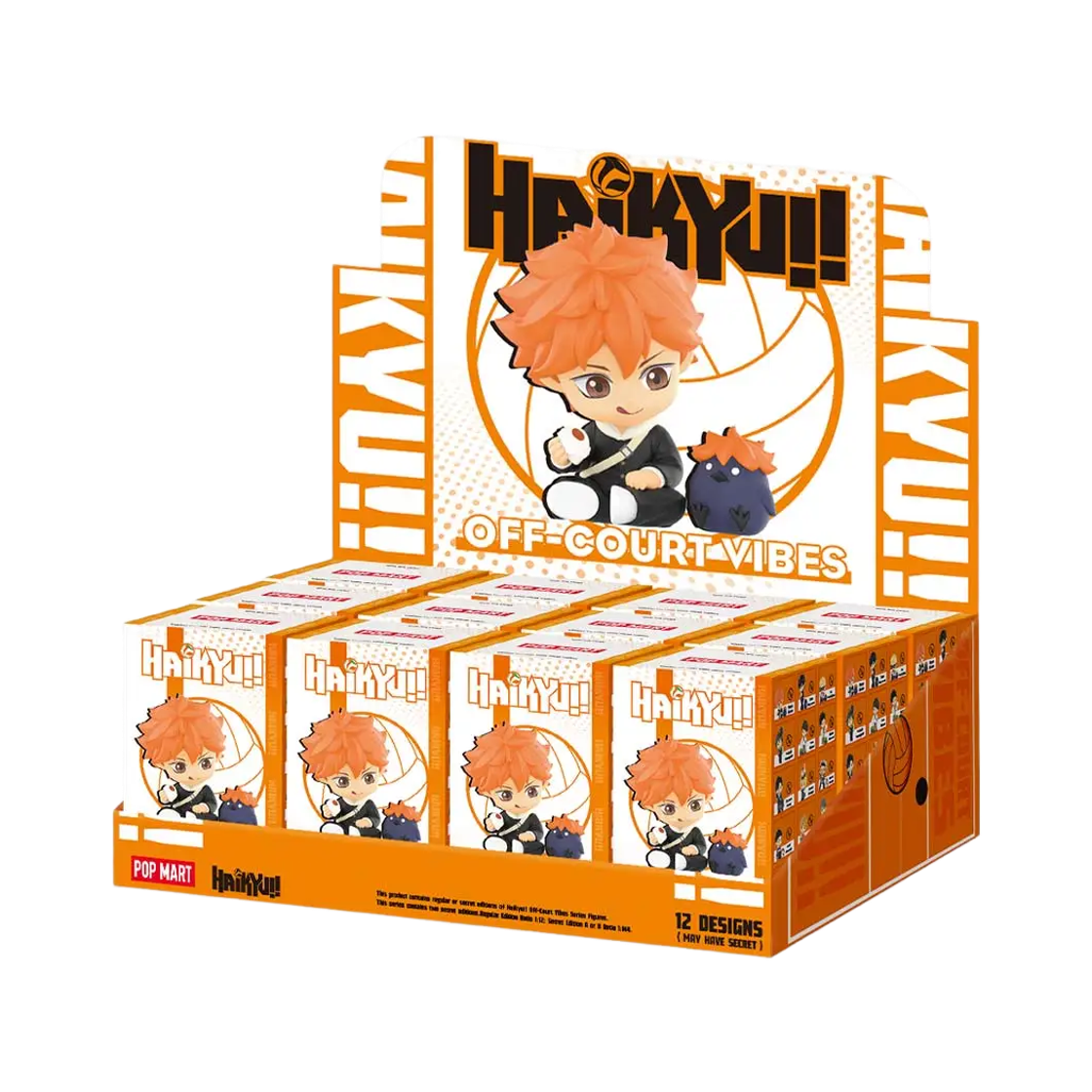 - Pop Mart Haikyu!! Off Court Vibes Series Figures Sealed Case (12 Blind Boxes)