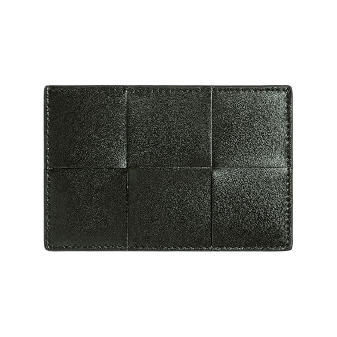 748052VBWD33009 Bottega Veneta Cassette Credit Card Case Dark Moss