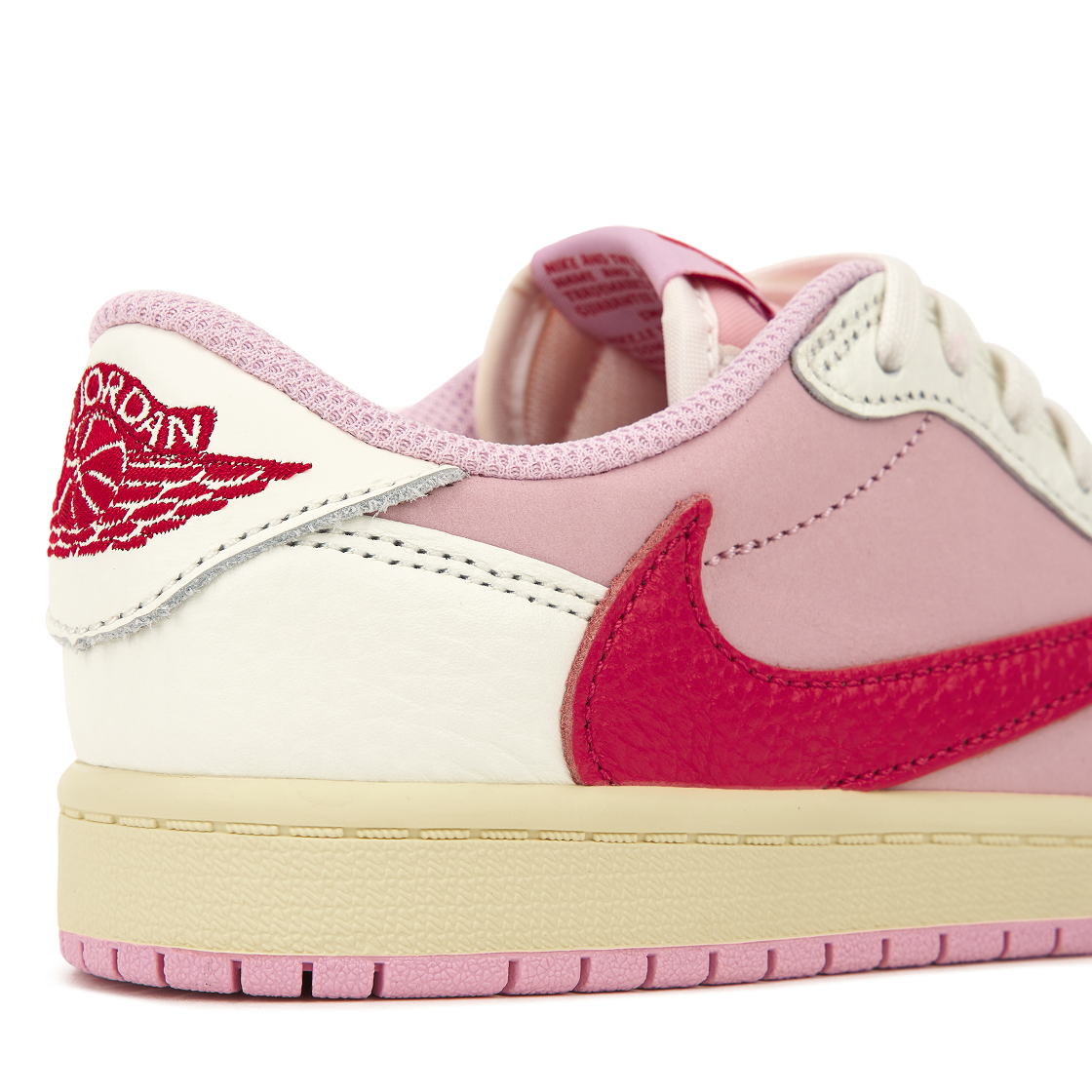 (PS) 조던 1 x 트래비스 스캇 레트로 로우 OG SP 세일 트로피컬 핑크((PS) Jordan 1 x Travis Scott Retro Low OG SP Sail Tropical Pink) - 8