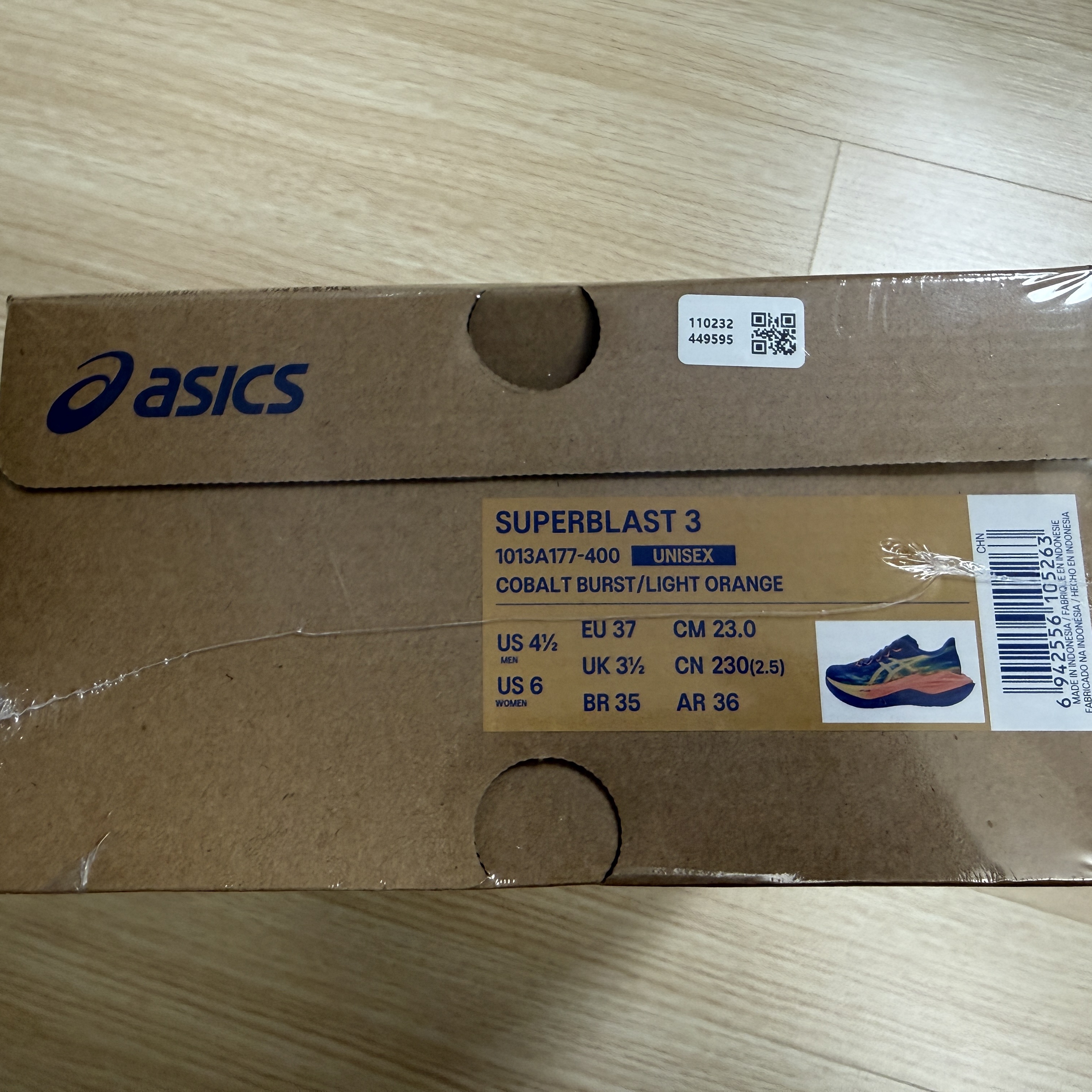 Asics Superblast 3 Cobalt Burst Light Orange 착용 스타일 - 2