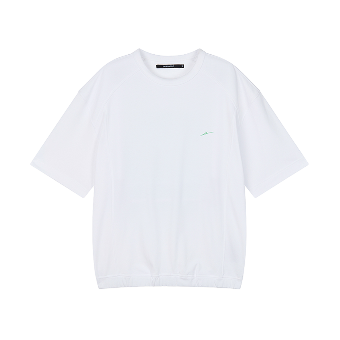 지오송지오 스케르조 아트워크 블루종 티셔츠 화이트 ZI3TS374WH(ZIOSONGZIO Scherzo Artwork Blouson T-Shirt White) - 2