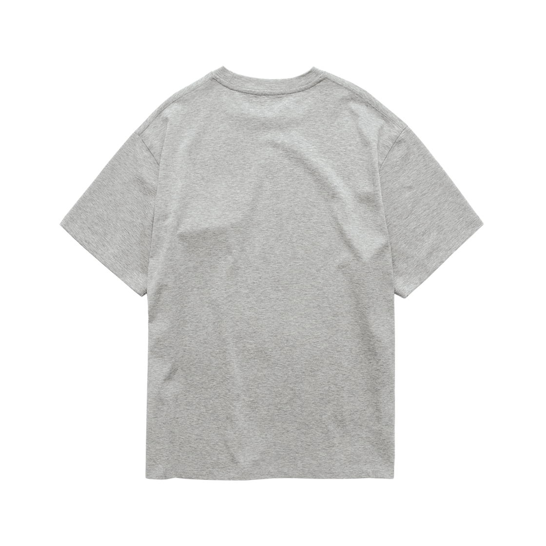 폴리테루 슬래쉬 티셔츠 멜란지 그레이(Polyteru Slash Cut T-Shirt Melange Gray) - 2
