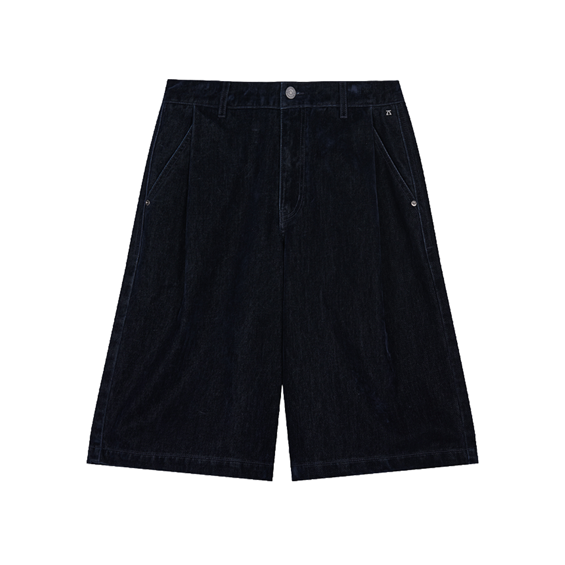 ZI3PT332BL ZIOSONGZIO Velvet Denim Shorts Blue