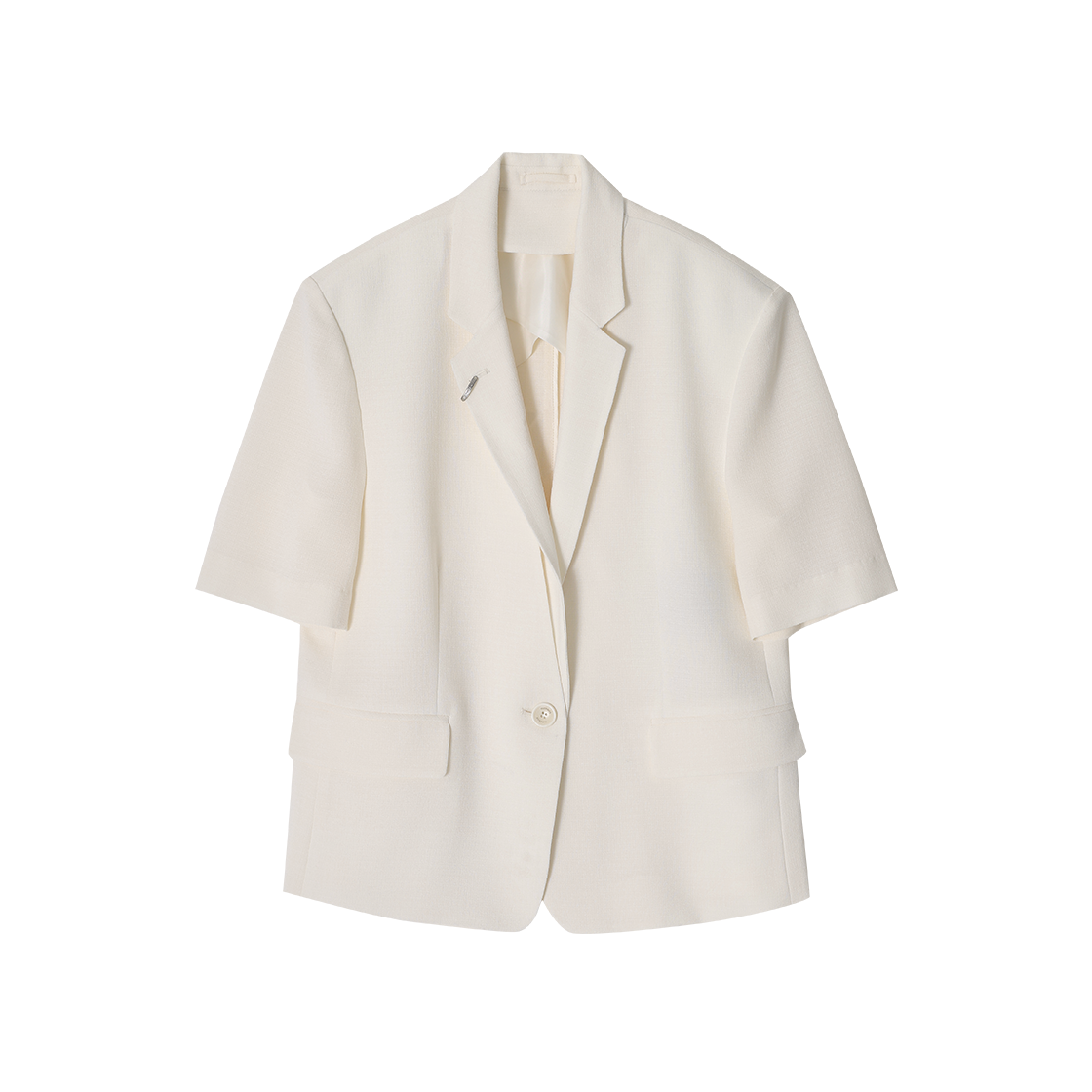 WI3JK337IV (W) SONGZIO Artisanal Half Sleeve Jacket Ivory
