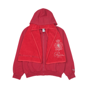 Protocol Index Terry Towel Zip Hoodie Red