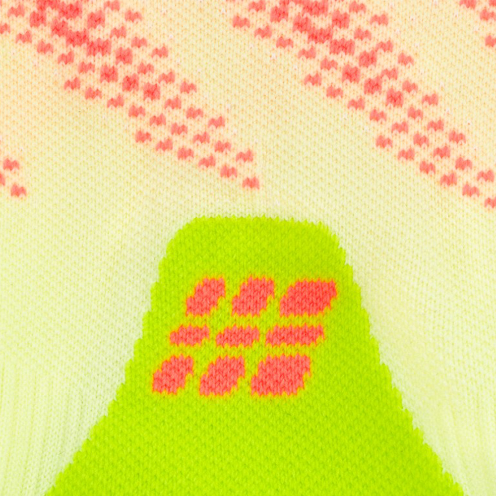 CEP 코어 런 에디션 이립틱 미드컷 삭스 라임 네온코랄 여성용(CEP Core Run Edt. Elliptic Socks Mid Cut Lime Neon Coral Women's) - 2