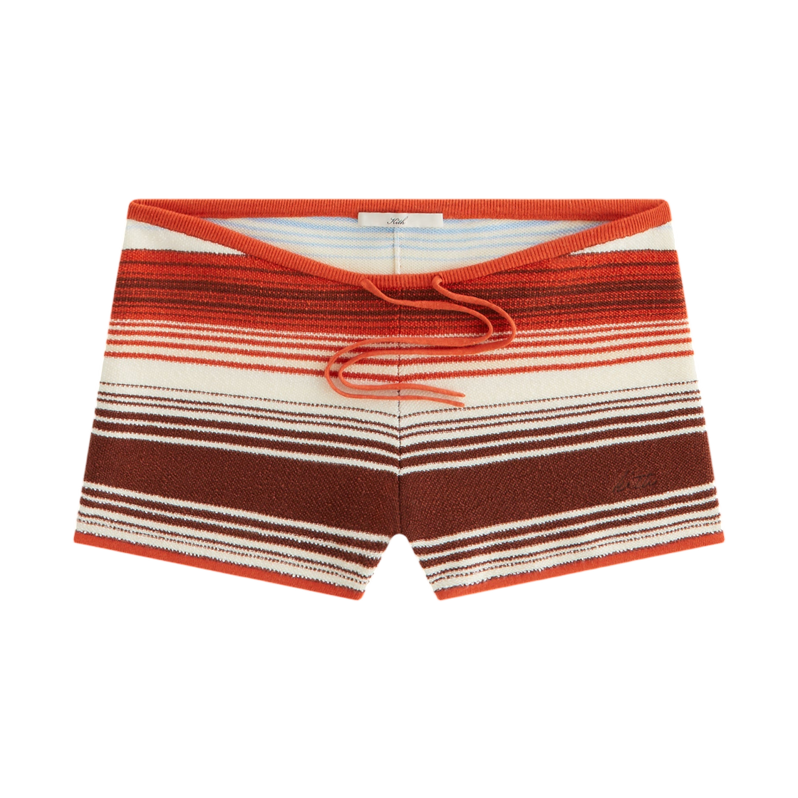(W) 키스 에이빈 멀티 마이크로 스웨터 쇼츠 실크((W) Kith Avyn Multi Micro Sweater Short Silk)
