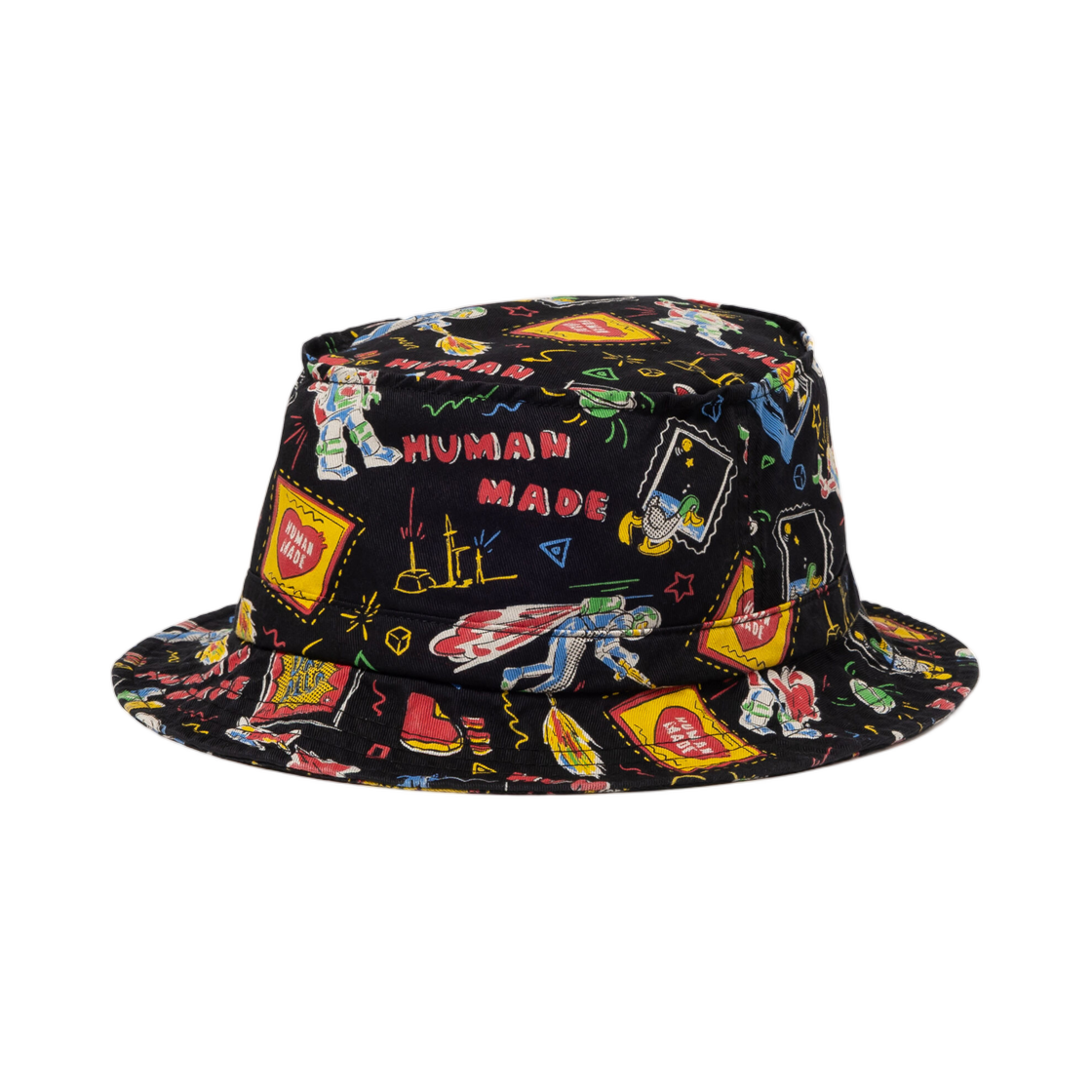 HM31GD110 Human Made Bucket Hat Black