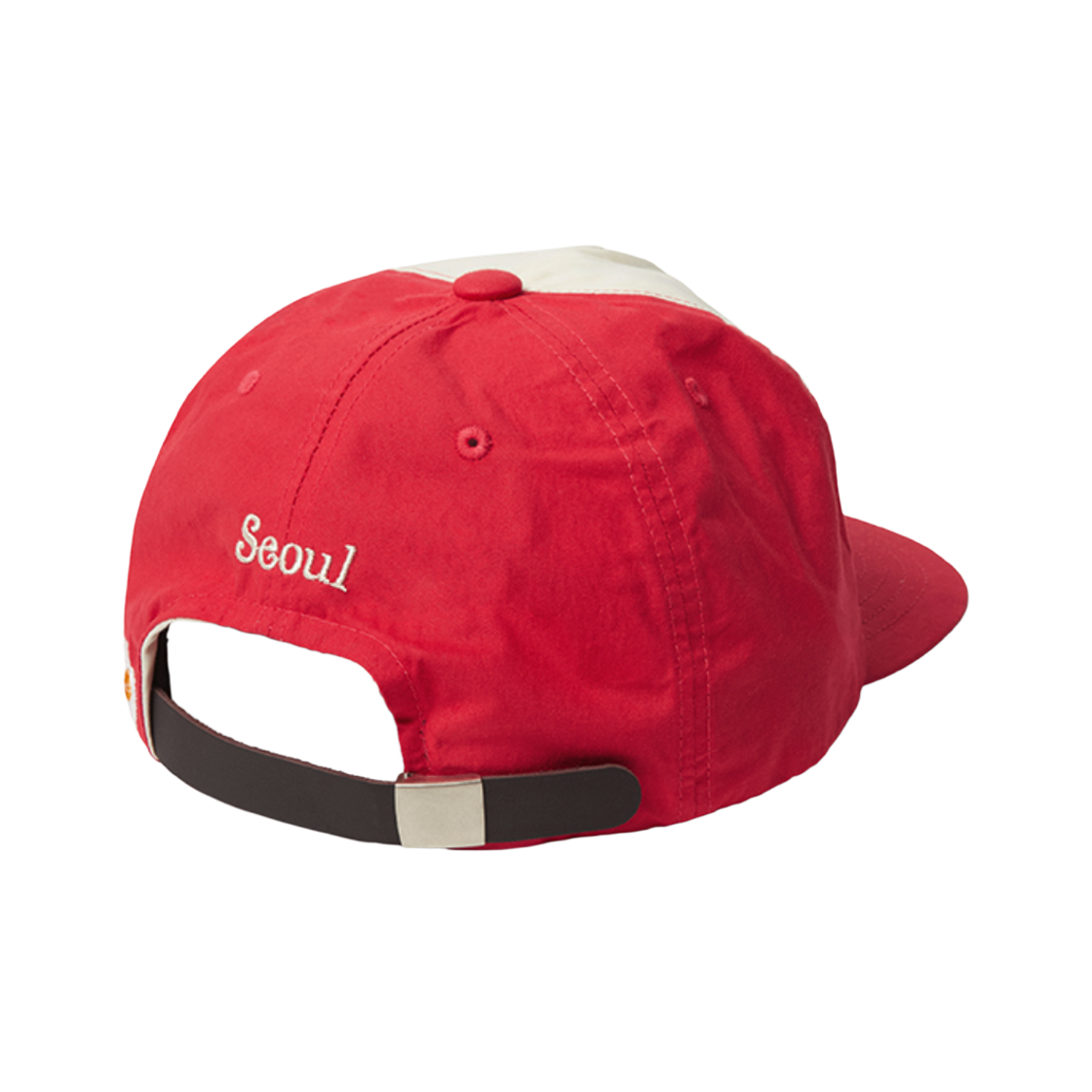 피스마이너스원 x 베르디 5 패널 볼캡 레드(Peaceminusone x Verdy 5 Panel Ball Cap Red) - 2