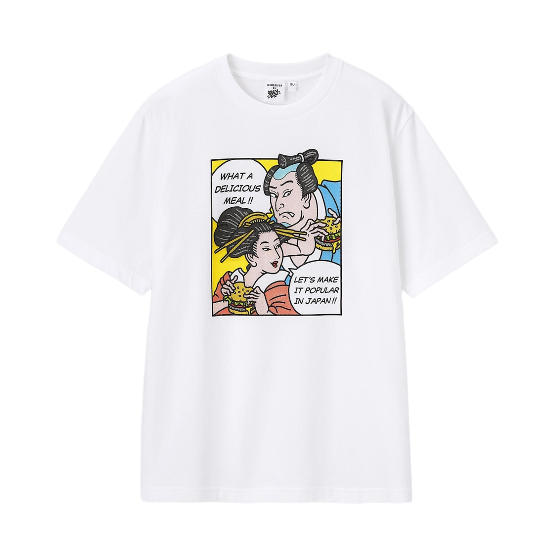 359495-00 GU x Wamerican BEY Graphic T-Shirt White