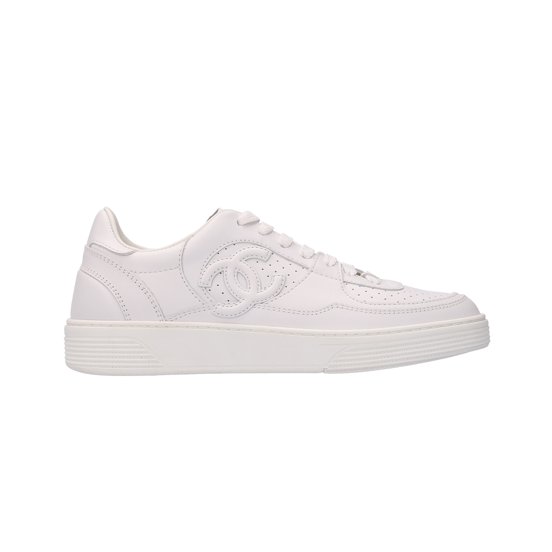 샤넬 G45079 에어포스 스니커즈 화이트 37.5(Chanel G45079 Air Force Sneakers White) - 1
