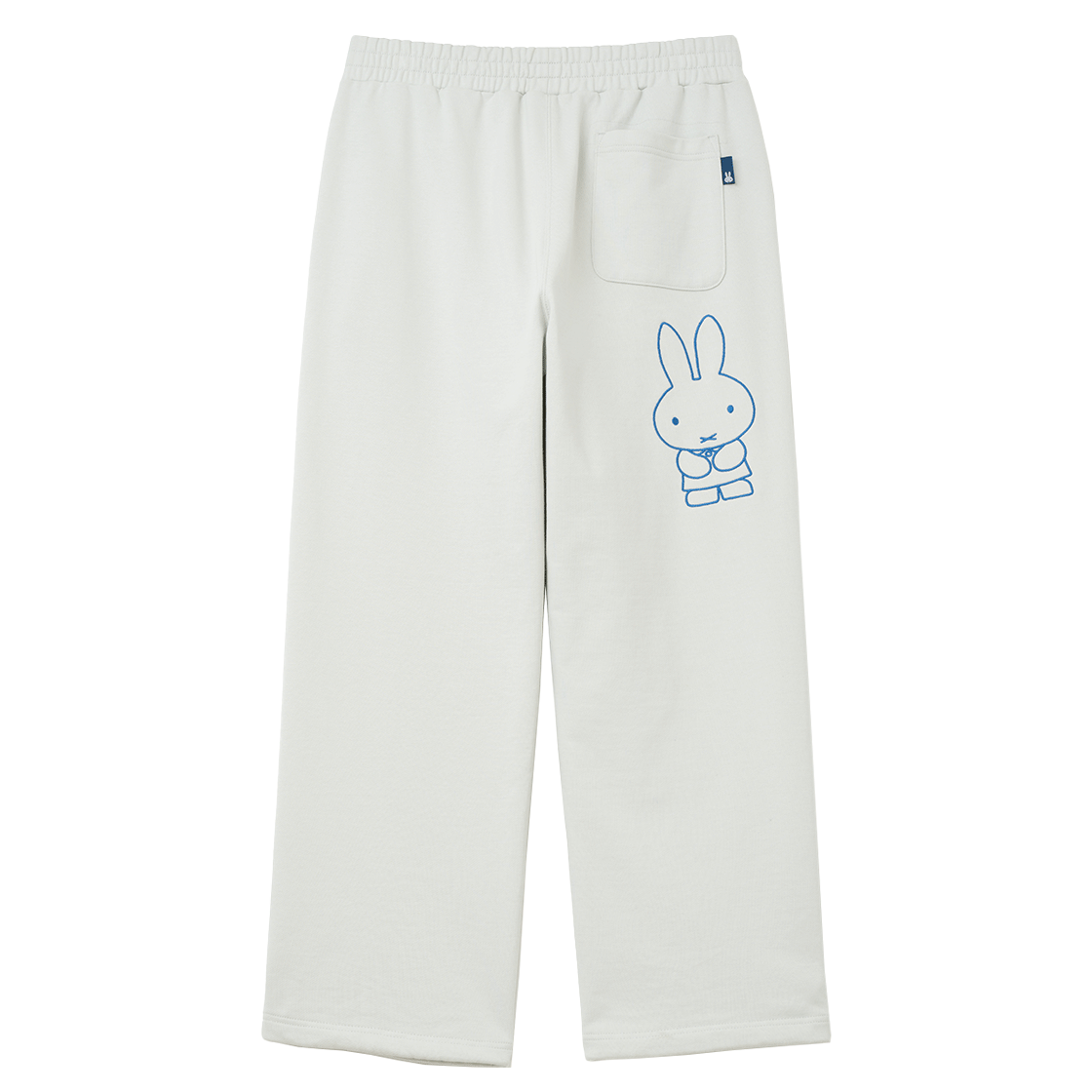 밀로 우먼 x 미피 미피 엠블럼 스웻팬츠 쿨 화이트(MILLO WOMEN x miffy Miffy Emblem Sweatpants Cool White)
