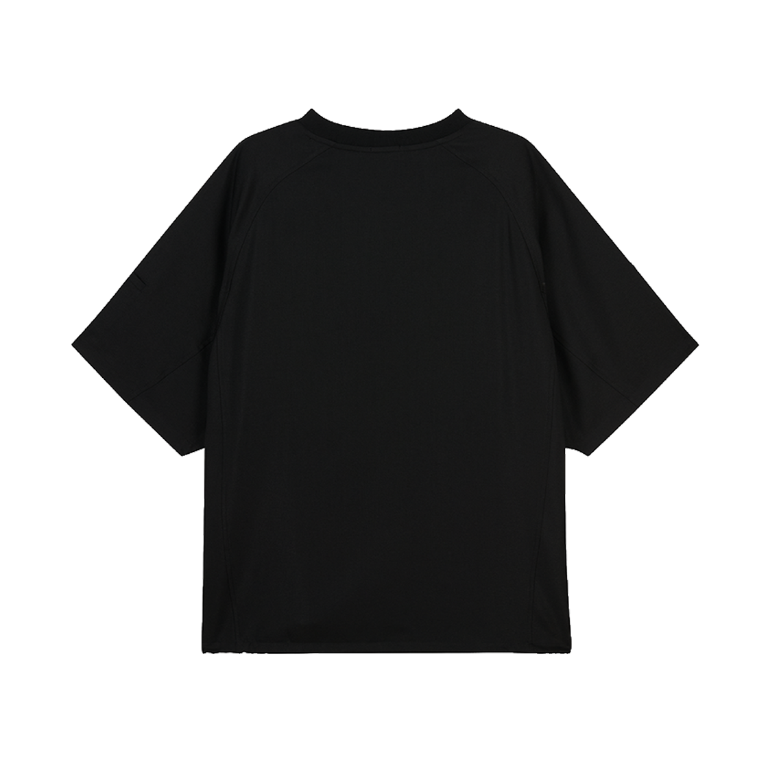 지오송지오 셈블런스 우븐 돌먼 티셔츠 블랙 ZI2TS827BK(ZIOSONGZIO SEMBLANCE Woven Dolman T-Shirt Black) - 2