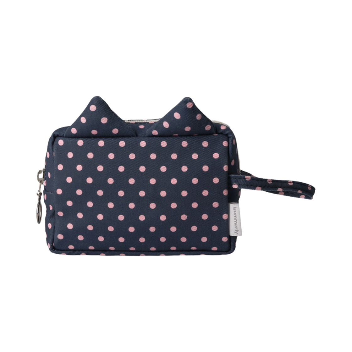 아이썸머리 베베냥 파우치 스몰 사이즈 - 네이비 도트(Isummerly Baby Nyang Pouch S size - navy dot)