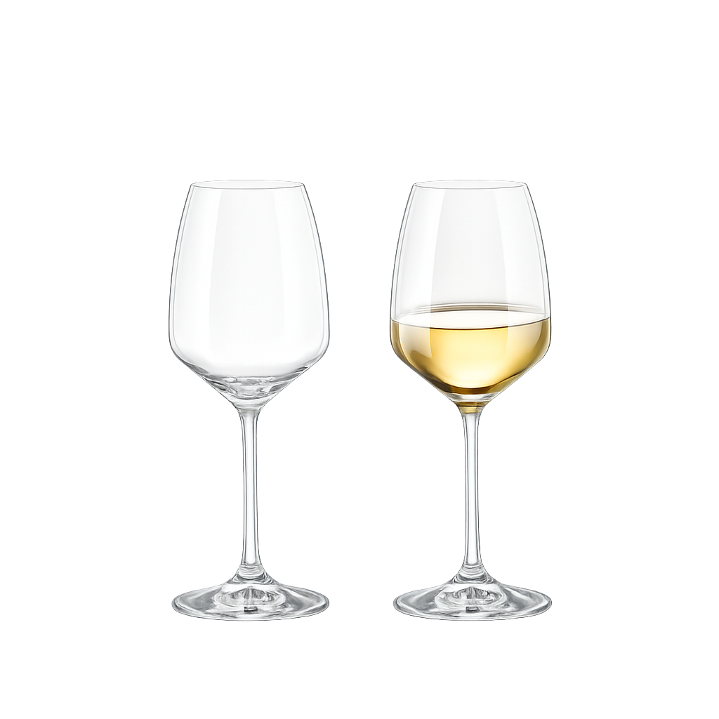 크리스탈렉스 지젤 화이트 와인잔 (340ml) 2p(Crystalex Giselle Red Wine Glass (455ml) 2p Set) - 1