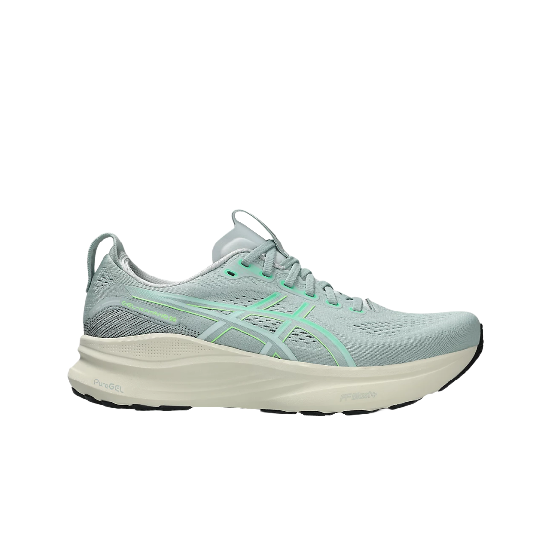 1011C054-402 Asics Gel-Kayano 32 Cold Moss Vital Green - 4E Extra Wide