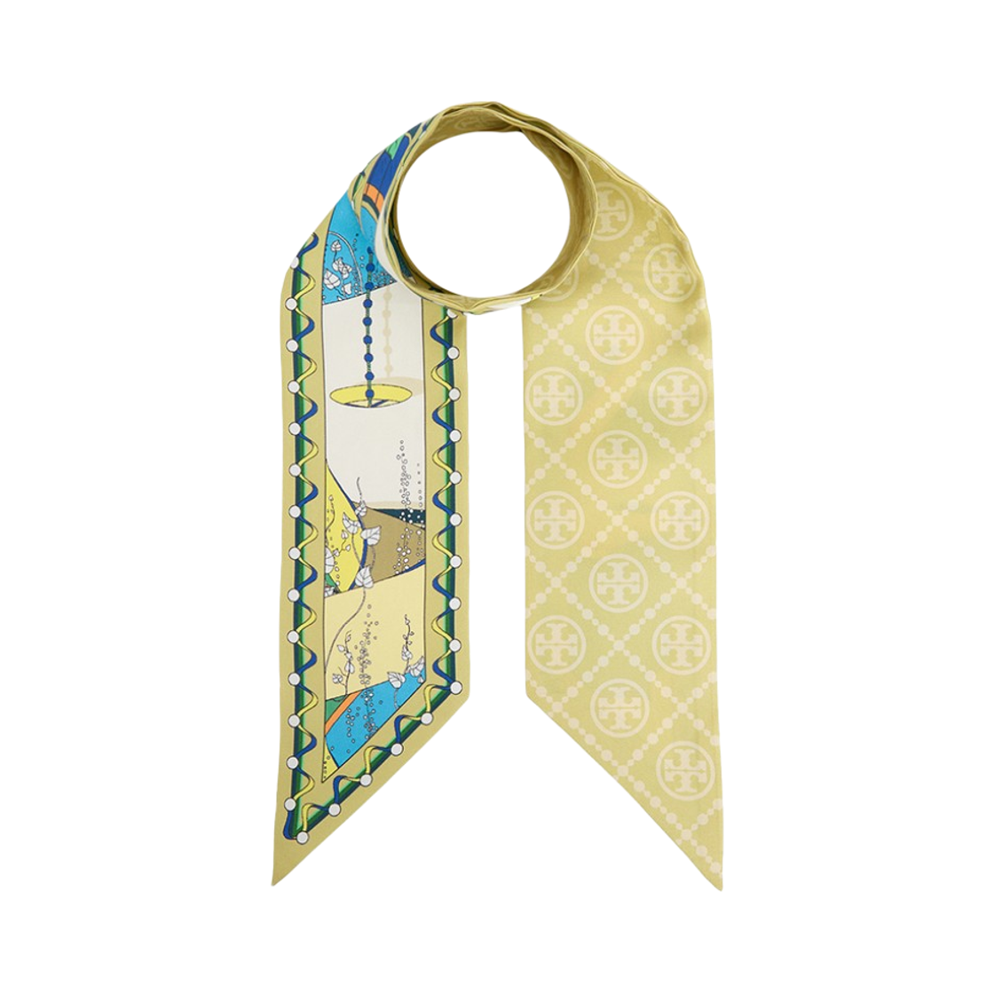 (W) 토리버치 더 풀 리본 타이 블루((W) Tory Burch The Pool Ribbon Tie Blue) - 1