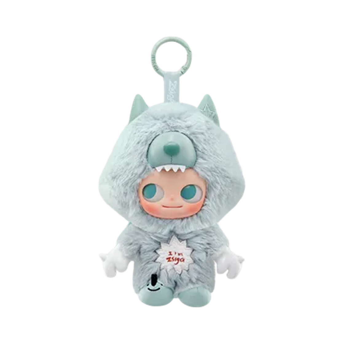 - Pop Mart Zsiga I'm Zsiga Series Vinyl Push Pendant Shy (Opened Case)