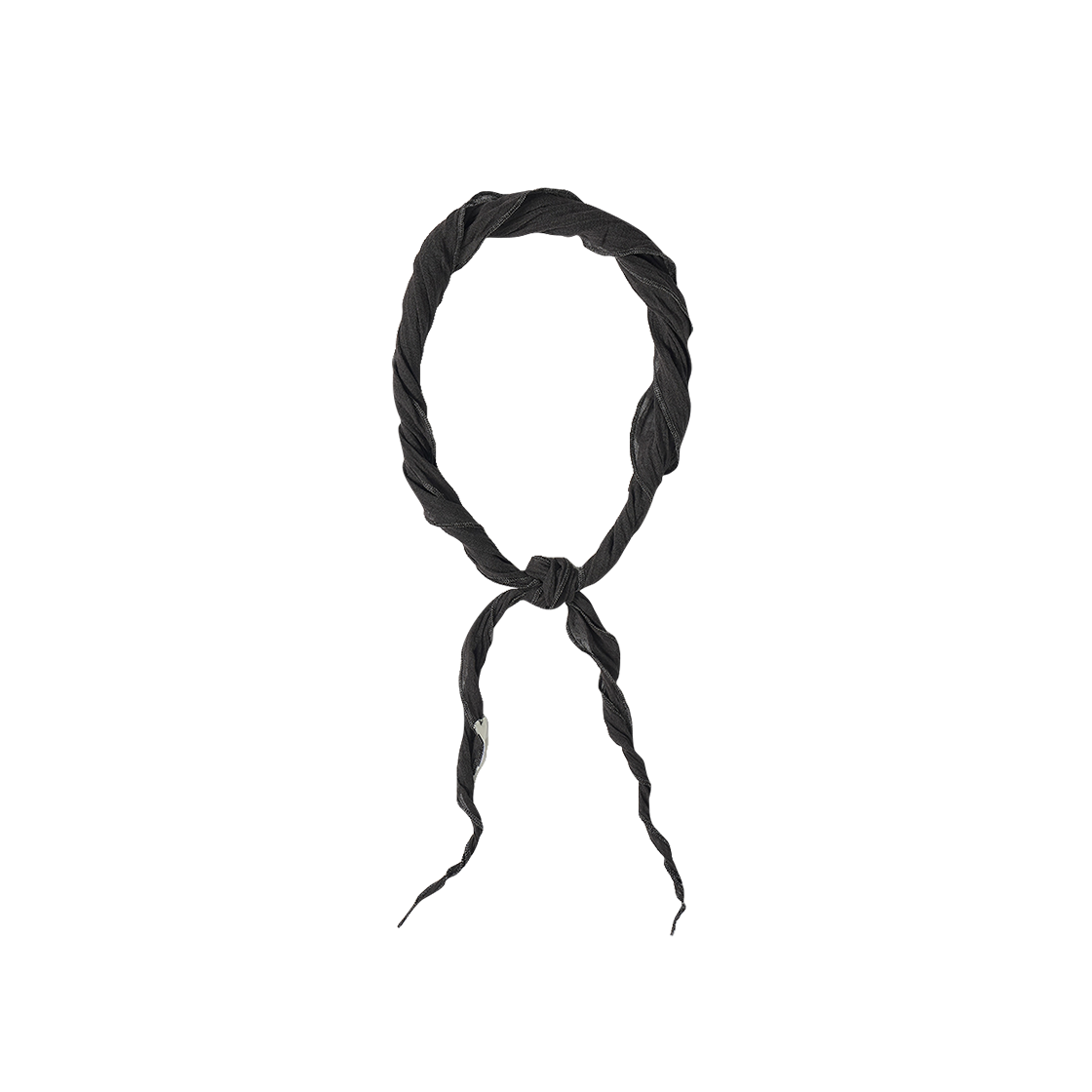 선데이세레머니 내추럴 다이드 네커치프 - 딥 차콜(SUNDAY CEREMONY Natural Dyed Neckerchief - Deep Charcoal)