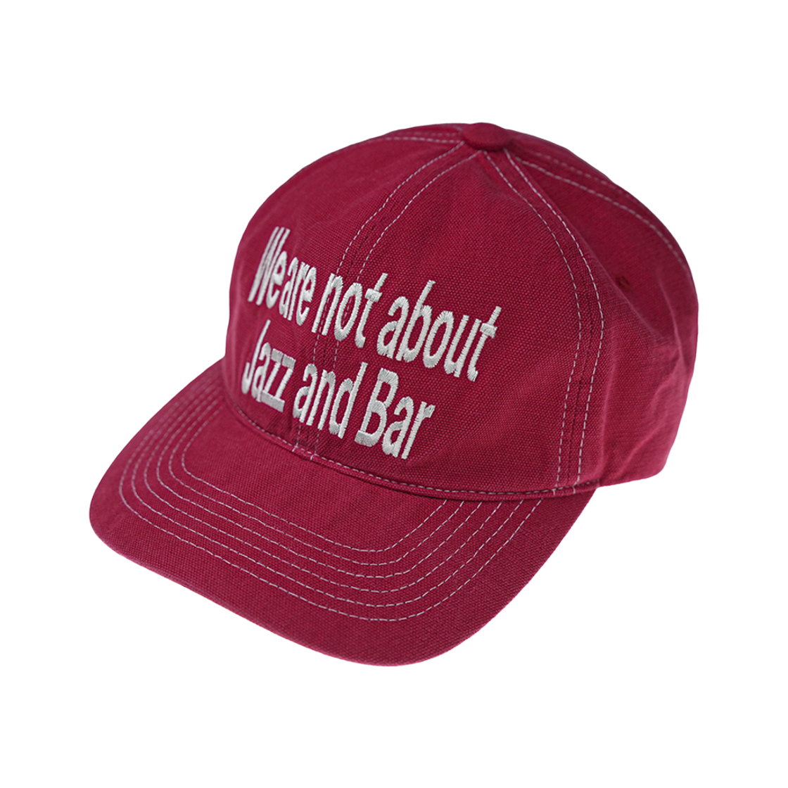 재즈앤바 워시드 로고 캡 워시드 레드(JAZZANDBAR WNJB Washed Logo Cap Washed Red) - 3