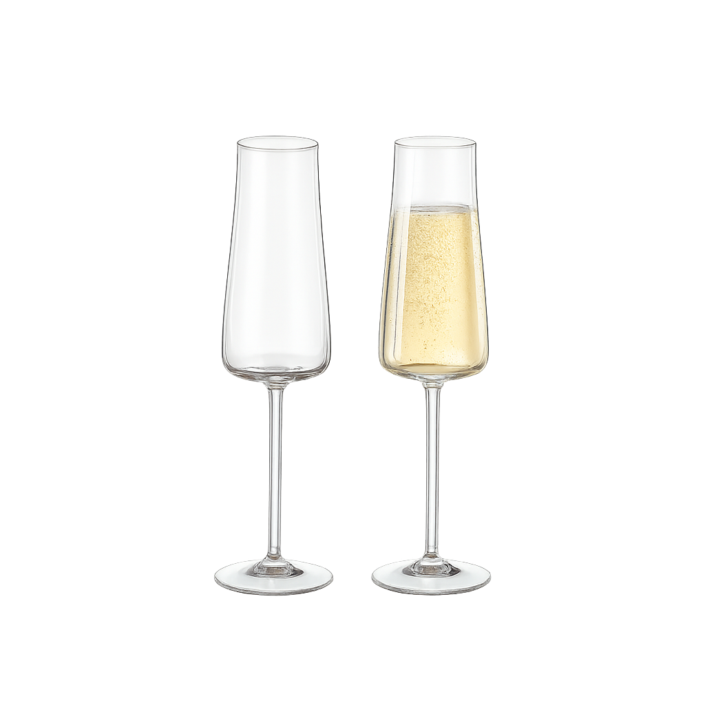 크리스탈렉스 알렉스 샴페인잔 (210ml) 2p(Crystalex Alex Champagne Glass (210ml) 2p Set)