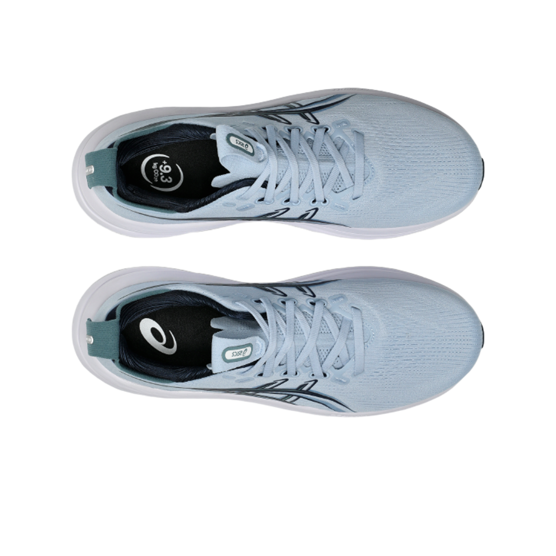 아식스 젤 님버스 28 솔리드 에어 미드나이트 - 2E 와이드(Asics Gel-Nimbus 28 Solid Air Midnight - 2E Wide) - 2