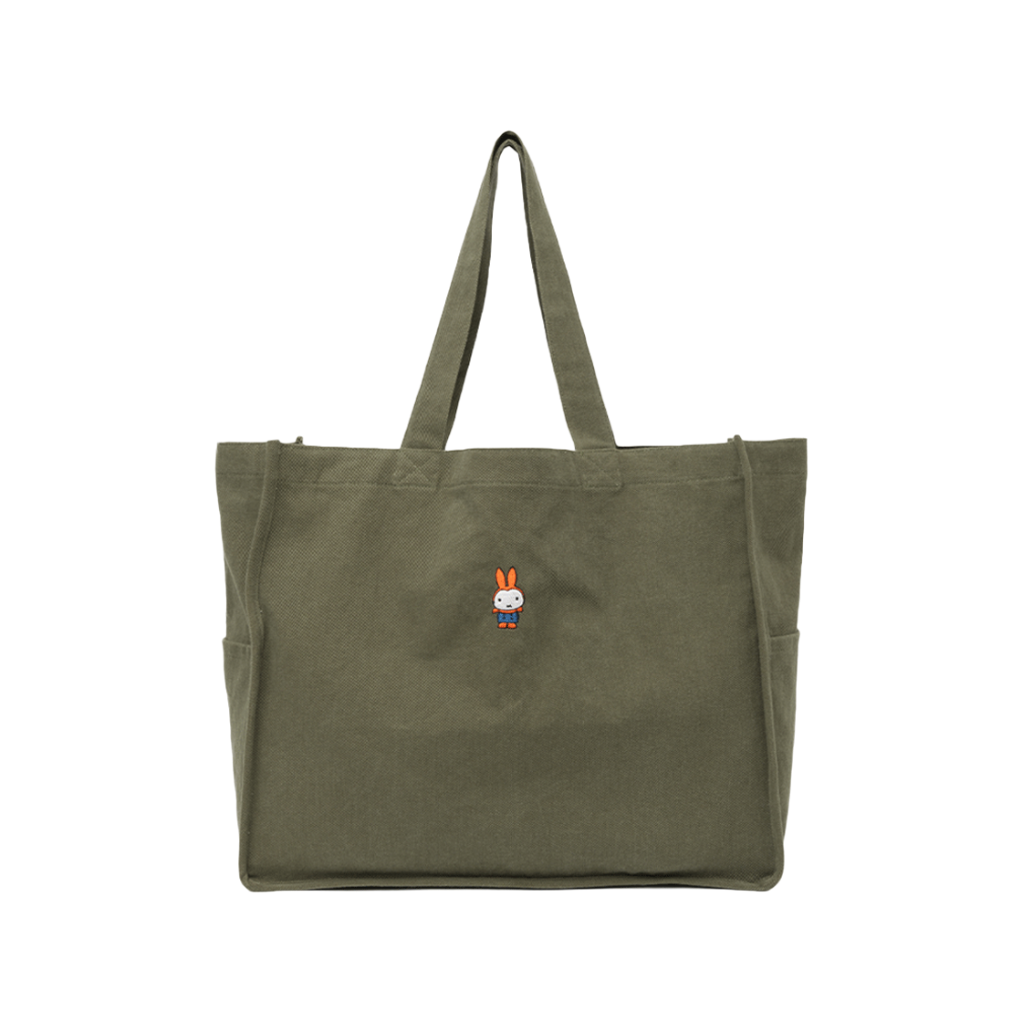 밀로 우먼 x 미피 미피 토트 백 카키(MILLO WOMEN x miffy Miffy Tote Bag Khaki)