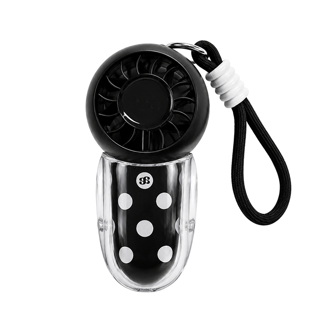 어프어프 도트 팝 미니 팬 블랙 휴대용 선풍기(EARPEARP DOT POP MINI FAN-BLACK)
