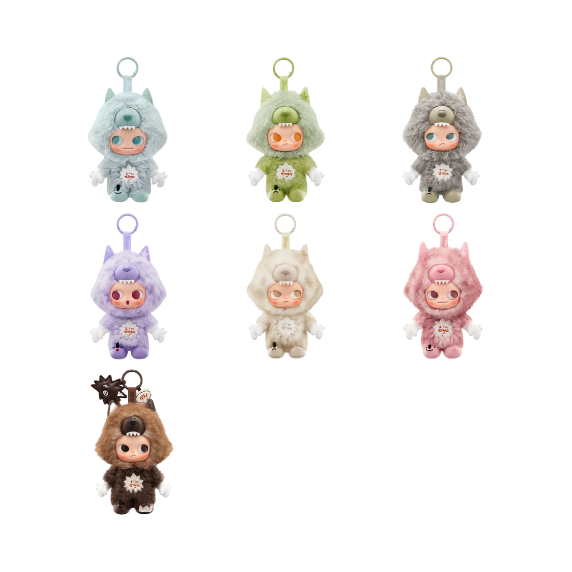 팝마트 지거 아이 엠 지거 시리즈 인형 키링 미개봉 랜덤박스 (1개입)(Pop Mart Zsiga I'm Zsiga Series Vinyl Push Pendant Sealed Case (1 Blind Box)) - 2