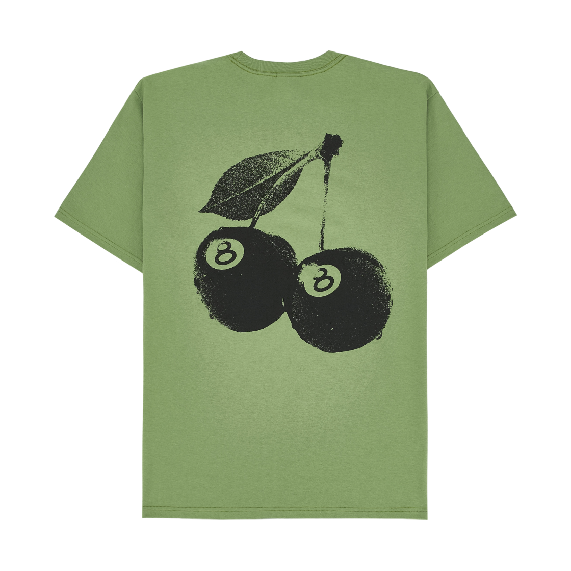 1905066 Stussy Cherries T-Shirt Moss