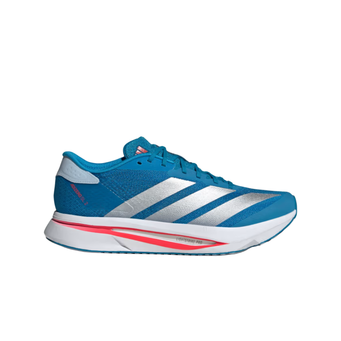 JQ3129 Adidas Adizero SL 2 Solar Blue Silver Metallic