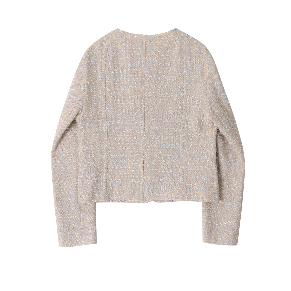 (W) 송지오 코쿤 트위드 자켓 베이지((W) SONGZIO Cocoon Tweed Jacket Beige) - 2