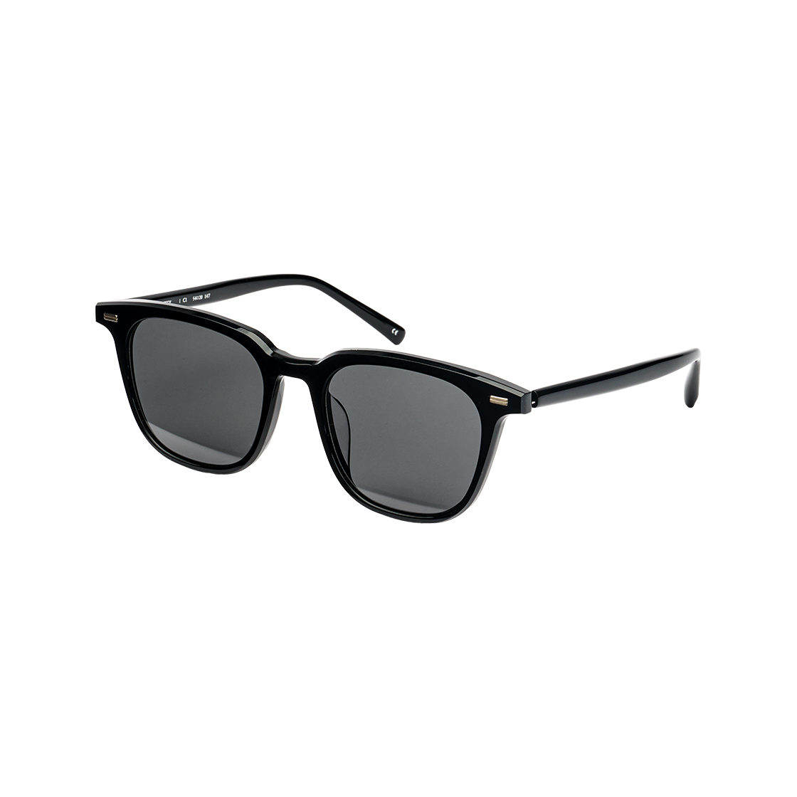 테츠오아이웨어 시티 선글라스 C1 블랙 & 블랙 렌즈(TETSUO EYEWEAR City C1 Black & Black Lens) - 2