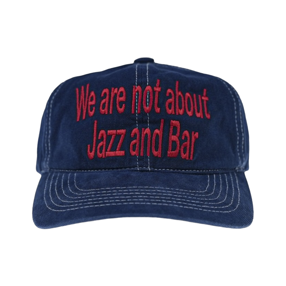 재즈앤바 워시드 로고 캡 워시드 네이비(JAZZANDBAR WNJB Washed Logo Cap Washed Navy)