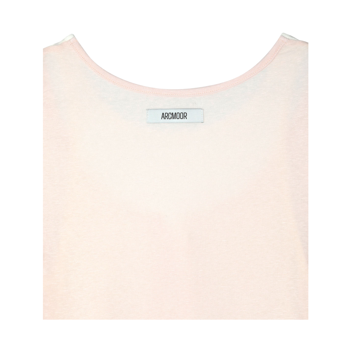 아크무어 여리 슬릿 레이어드 티 핑크(ARCMOOR Soft Touch Slit Layered T-Shirts Pink) - 4
