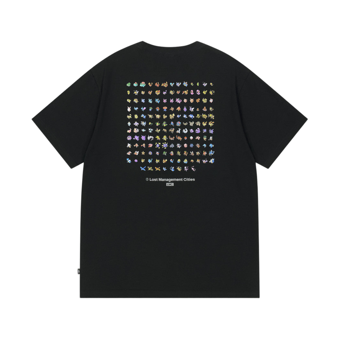 엘엠씨 x 포켓몬 픽셀 아트 151 티셔츠 블랙(LMC x Pokemon Pixel Art 151 T-Shirt Black) - 1