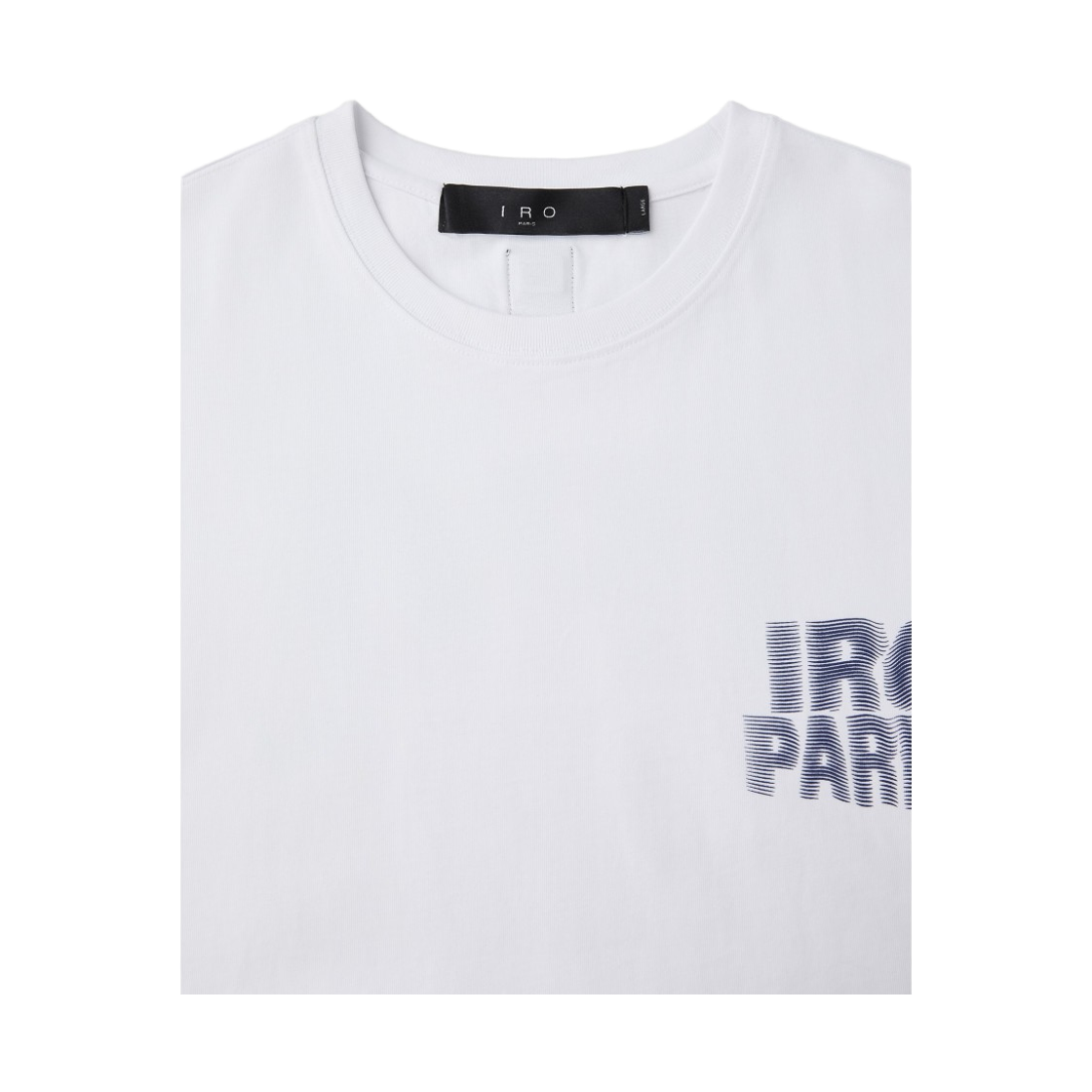이로 레터링 그래픽 반팔 티셔츠 화이트(Iro Lettering Graphic Short-Sleeve T-Shirt White) - 4